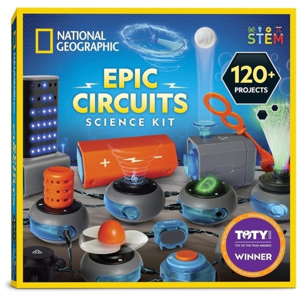NEW National Geographic Epic Circuits Science Kit For Kids W/120 Projects